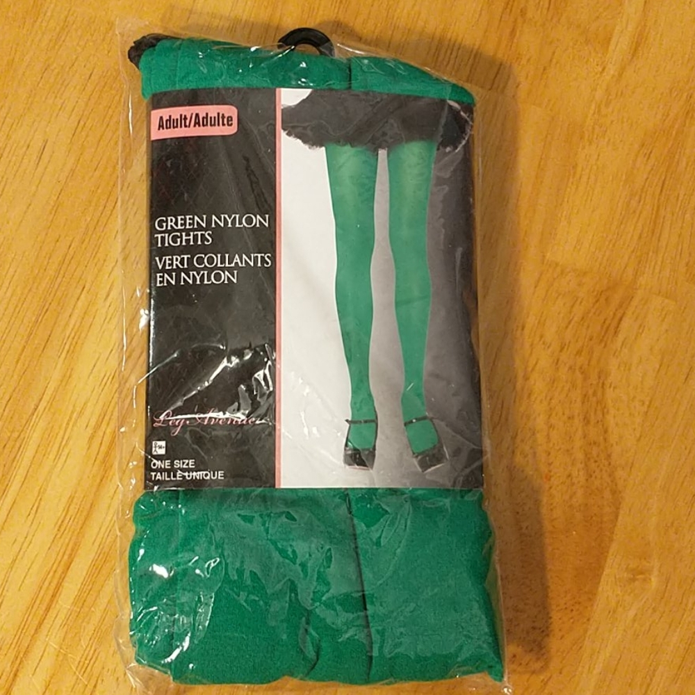 💚 Leg Avenue green tights